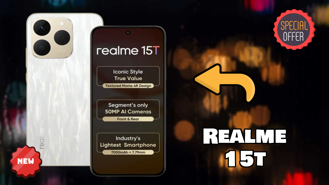 Realme 15T Display Review: 6.57 Inches (16.69 Cm) Screen Size